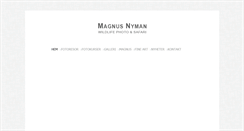 Desktop Screenshot of magnusnyman.se