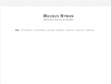 Tablet Screenshot of magnusnyman.se